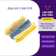 1/4W 91R line resistor 1% copper base (50c) Buffalo Head Components