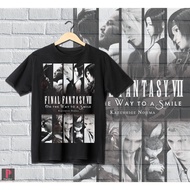 Final Fantasy VII FF7 Game Shirt | Asian Size | CVC Cotton | PlayStation Fans | Gamer