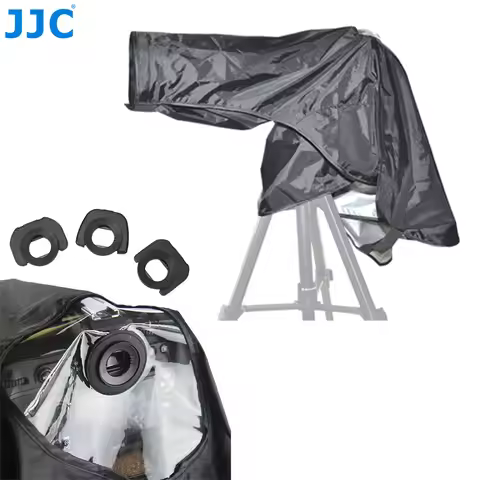 JJC Portable Rain Cover Video Camera Outdoor Raincoat for Nikon D850 D810 D780 D750 D3400 D3500 D530