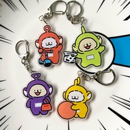 (SELF SHOP PHOTO) Cute 4-Color Teletubbies Keychain for Groups of Friends
