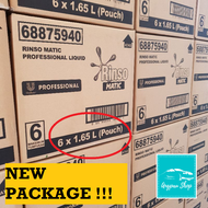 1 dus isi 6 pack Rinso cair Matic Professional 165 liter mesin cuci atas dan samping deterjen metik