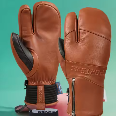 Winter Ski Gloves Waterproof Plus Velvet Warm Snowboard Gloves Plus Velvet Warm Men's And Women's Co