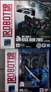 Robot魂 MS-09R-2 Rick Dom Zwei 及 MS-07B Gouf