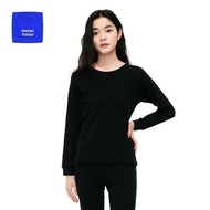 HLA Home Fashion Anti-Mite Antibacterial Soft Comfortable Cotton round Neck Womens Thermal Underwear