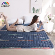 Soft Tatami Bed pad Waterproof Mattress Protector Pad Bed Topper Floor Mat Anti-Slip bed mat Super Single Double Queen King Size for Student Dormitory