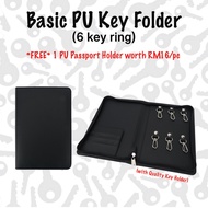 Basic PU Key Folder *FREE* 1 Elegant PU Passport Holder worth RM16/pc