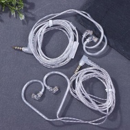 [Bogr] 3.5MM 2PIN In Ear Wired Earphones KZ Silver Plated KZ Earphones Cables Upgrade Cable With Mic