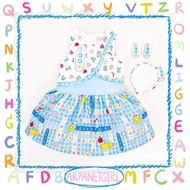 Arpanet girl/abc Letter Dress/ egg/3