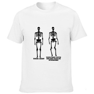 T-shirt Casual Your Body with Ehlers-danlos Syndrome Skeleton Print Short Sleeve For Men S-5XL