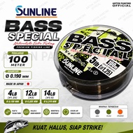 Sunline Bass Special String 100m made in japan (4lb, 12lb & 14lb) Original 100 m Fishing lIne