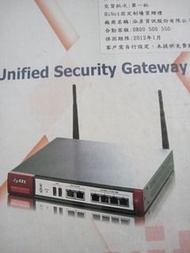 廉售全新盒装未拆封ZyXEL ZyWALL USG-50H無線網路分享路由器,只要1800元