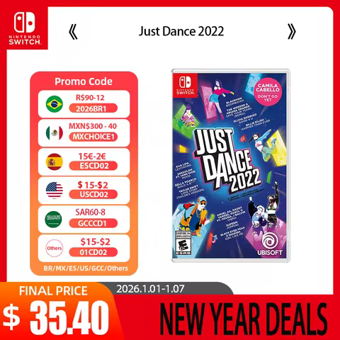 Nintendo Switch Game Deals - Just Dance 2022 - Games Physical Cartridge - for Switch OLED and Lite C
