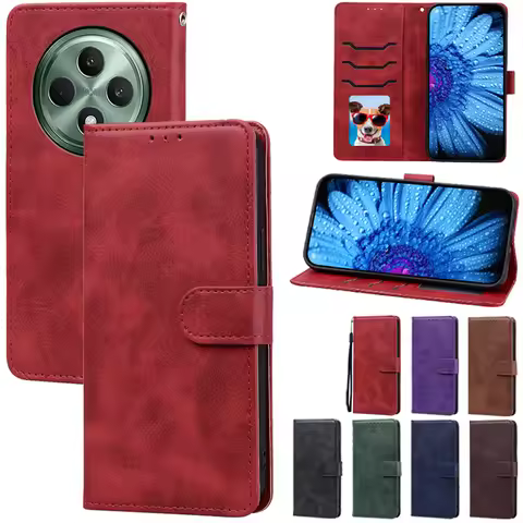 For Oppo Reno 12 FS Case Wallet Leather Flip Cover For Oppo Reno 12F 5G Case Reno 12FS 12F Reno12F R