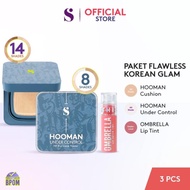 SOMETHINC [3 PCS] Paket Flawless Korean Glam (Hooman Cushion + Hooman