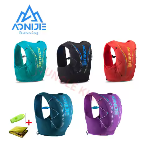 AONIJIE C962S C962 Update 12L Hydration Backpack Advanced Skin Pack Bag Vest Soft Water Bladder Flas