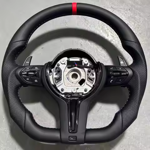 FOR BMW 1 2 3 4 5 SER M2 M3 M4 M5 F20 F22 F30 F32 UPGRADE M3 LEATHER STEERING WHEEL RETURN LABEL F90
