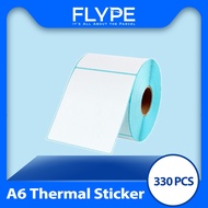 FLYPE - A6 Thermal Sticker Thermal Paper Shopee Waybill Shipping Label Consignment Note Sticker (100*150mm / 10*15cm)