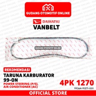 Fanbelt Fanbelt P/S AC Daihatsu Taruna Carburetor 1999 4PK 1270 ORIGINALOriginal 99364-91271-001