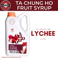 Ta Chung Ho Lychee Fruit Syrup 2.5kg TCH / Fruit Tea Syrup / Highly Concentrated