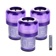 3 Pack Filter Replacement for Dyson V12 Detect Slim, V12 Slim Absolute, V12 Slim Motorhead,V12 Detec