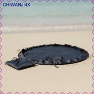 [chiwanji4x] Beach Changing Mat Portable Changing Mat with Pouch Foldable Bag for Surfers, Swimmers,