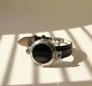 墨翠無事圓牌手環 925純銀 | 天然緬甸玉A貨翡翠 | 送禮