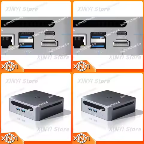 Mini PC for 7730U 7530U 7330U WiFi 6 BT 5.2 Dual Channel DDR4 3200MHz 16GB RAM 500GB NVMe SSD Deskto