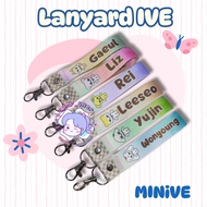 GANTUNGAN Keychain lanyard short rope Permber IVE Wonyoung Yujin Rei Gaeul Liz Leeseo