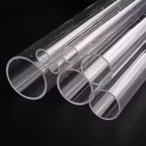1Pc O.D 16~110mm Clear Acrylic Tube Fish Tank Aquarium Supplies Hydroponics Watering Transparent Ple