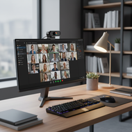 Full HD 1080P Webcam for Laptop PC with Built-in Microphone for Online Classes  Webcam Full HD 1080P