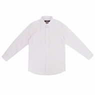 OASIS Masterpiece เสื้อเชิ้ตชาย แขนยาว กระเป๋าอก ลายผ้า ผ้า cotton รุ่น MPWLC-4762 สีม่วง ฟ้า เงิน