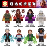 Assembled Building Block Minifigure WM6115 Children's Toy Gift WM2155-WM2162