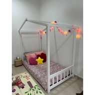 [FREE SHIPPING] DREAMY Tent Bed Frame Single Bed Frame Kids Bed Single Bedframe Katil Budak Perempuan Katil Single 单人床