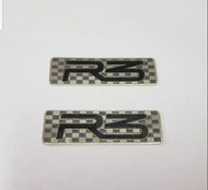 Logo Emblem R3 Side Skirt