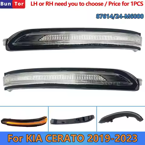 LH or RH For KIA CERATO Side Mirror Indicator Lamp 2019 2020 2021 2022 2023 2024#87614/24-M6000 Car 