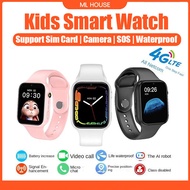 Jam tangan 4G D15 Smart Watch 1.83 Inch HD Screen Kids Smart WatchesSOS Call Location Device Tracker