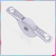 16 Pcs Track Wheel Aluminum Cabinet Roller Wheels Wardrobe Pulley Door Window Metal Closet