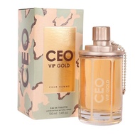 ราคาต่อขวด น้ำหอมผู้ชาย CEO VIP GOLD FOR MEN ขนาด 100 มล. กลิ่นแนว SPORT MAN ฟีลแบบสดชื่นมีชีวิตชีวา