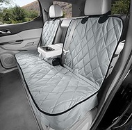 4Knines Dog Seat Cover Without Hammock for Fold Down Rear Bench Seat 60/40 Split and Middle Seat Bel