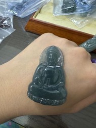 全新危料翡翠A貨觀音