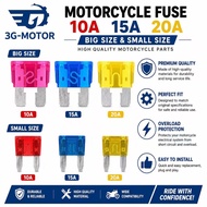 Mini Blade MOTORCYCLE FUSE - 10A/15A/20A 2pcs