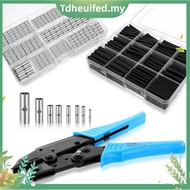 Uninsulated Butt Connector Kits Wire Butt Splice Connectors,Heat Shrink Tubing Kits Wire Crimping To