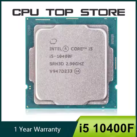 Intel Core i5 10400F 2.9GHz Six-Core Twelve-Thread CPU Processor 65W LGA 1200 no fan