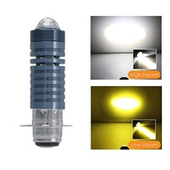 SEAMETAL Bóng Đèn Xe Máy P15D Bóng Đèn Pha Led Xe Máy H6M LED Xe Máy Đèn Hi Lo Màu Vàng Trắng Thấu K