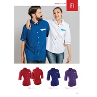 WOMEN UNIFORM/CORPORATE SHIRT/OFFICE SHIRT/KEMEJA- OREN SPORT F1 29