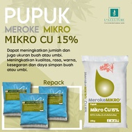 Pupuk Meroke MIKRO Cu 15% EDTA Hidroponik Kemasan Repack