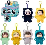 puremind JJK Blind Box Plush Figures 6-Pack - Officially Licensed Jujutsu Kaisen Vinyl Plush Mini Fi