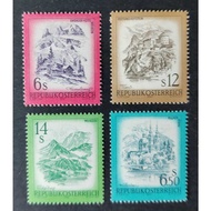 Austria, Landscapes of Austria, MINT, LOOSE STAMP, 4 STAMP ONLY
