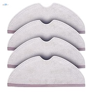 Mop Pad 4 Pack Microfiber Mop Cloth for Roborock S6 S6 Pure S6 MaxV S5 Max S5 Robot Vacuum Cleaner M