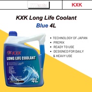 to Use KXK Long Life Coolant 4Liters ( Technology of Japan ) Blue TCL Long Life Coolant KXK TCL